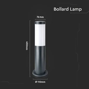 Kültéri lámpa 1xE27/60W/230V IP44 45cm antracit