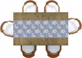 Foltálló Futófelület 40X140 Mintás Kék Csokor