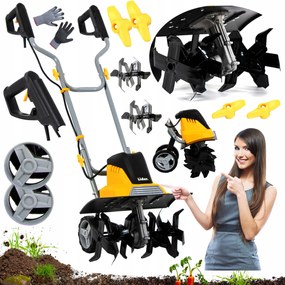 Elektromos talajmaró Kultivátor talajhoz 40 cm 1050 W Max Turbo