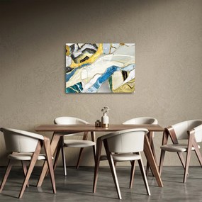 Kép - Színes márvány (üvegen) (70x50 cm)
