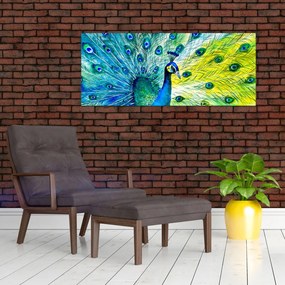 Páva képe (120x50 cm)