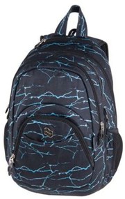 Hátizsák, 2in1, notebook tartóval és audió csatlakozóval, PULSE Teens Blue Lava (PLS122055F)