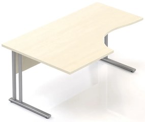 Visio ergonomikus asztal 160 x 100 cm, bal, juhar