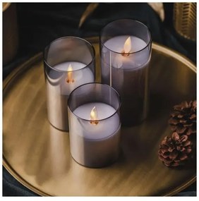 3 darabos LED gyertya szett LED/6xAA