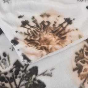 Brown flake mikroplüss ágyneműhuzat 200x140cm+90x70cm TiaHome