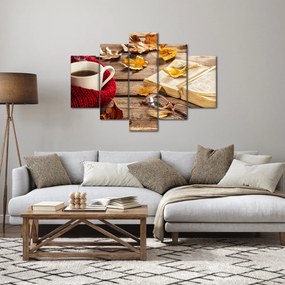 Kép - Őszi csésze tea (150x105 cm)