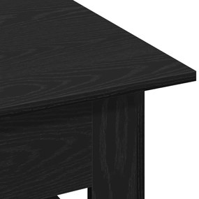 Fekete Tölgy Kávézóasztal 102x55x42 cm Műszaki Fa