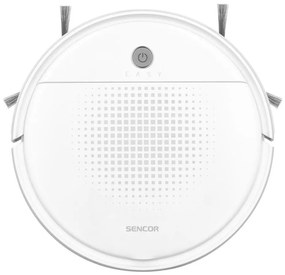 Sencor - Robotporszívó felmosóval 2in1 18W/1500 mAh fehér + távirányítás