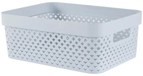 Világoskék műanyag tárolódoboz 36x27x14 cm Pure – Curver