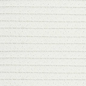 szürke-fehér pamut szennyeskosár Ø60 x 36 cm