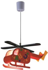 Rábalux Helicopter többszínű gyereklámpa 1xE27 (4717)