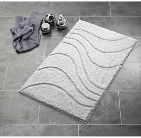 RIDDER 729307 La ola fürdőszoba szőnyegcsúszásgátlóval 60 x 90 cm, szürke