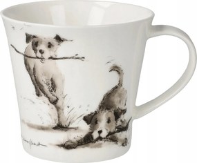 Bögre 9,5 cm P.Schnellhardt- Kutyák- Playing buddy Goebel