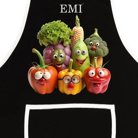 EMI Freshy konyhai kötény, Fekete