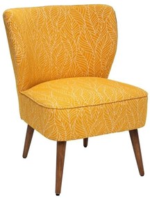 Fotel mintás, sárga - COCKTAIL
