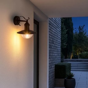 Brilagi - Kültéri fali lámpa MOLDE 1xE27/60W/230V IP44 fekete