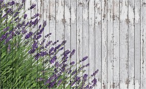Flizelin fotótapéta Levendula fehér fán Provence 200x140 +ragasztó
