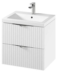 Cersanit S801-545 - Függesztett fürdőszobaszekrény mosdóval TIRSO 60x45 cm fehér