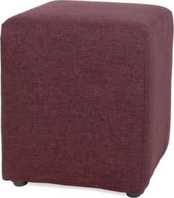 Cube puff - S78 szövet - bordó R