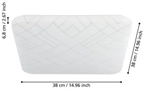 Eglo 900613 - LED Mennyezeti lámpa RENDE LED/19,5W/230V