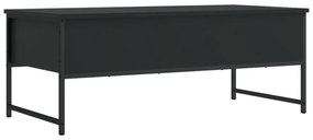 fekete szerelt fa dohányzóasztal 101x49x39,5 cm