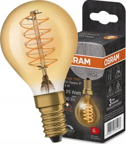 Dekoratív Led izzó E14 3,4W Tompítható Osram