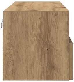TV Fali Szekrény Artisan Tölgy 100x30x30 cm Mérnöki Fa