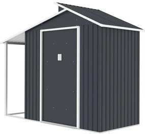 Furnigo Kerti házikó 292x129x229 cm - sötétszürke