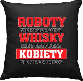 Női párna Nem érted mém Fekete