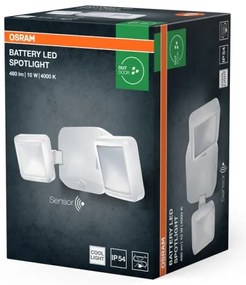 Osram - BATTERY LED kültéri fali reflektor érzékelővel 2xLED/5W/4xD IP54