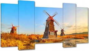 Festmények 120x65 Fa szélmalom