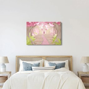 Kép - Utazás a rózsaszín királyságba (90x60 cm)