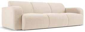 Bézs buklé kanapé 235 cm Molino – Micadoni Home