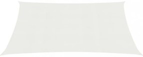 fehér HDPE napvitorla 160 g/m² 3,5 x 5 m