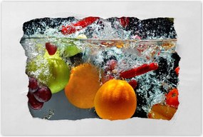 Poszterek 90x60 Gyümölcsös köpködés