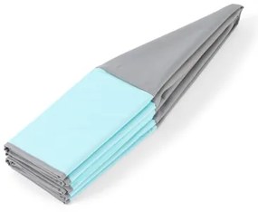 Gyerek száraz medence labdákkal, 80 cm átmérő, kék/szürke