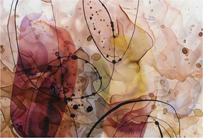 Dekoratív fali tapéta 3D hatással Absztrakt harmónia 152x104 Ragasztó