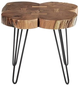 Tárolóasztal akácfa asztallappal 50x50 cm Nandri – Premier Housewares