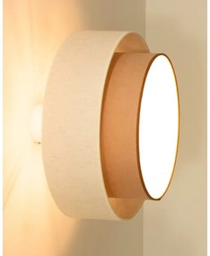 Felületre szerelt csillár NATIA 1xE27/60W/230V fehér/barna