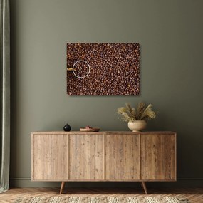 Kép - kávé szemek (üvegen) (70x50 cm)