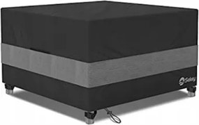 Asztalhuzat Kerti Bútorhoz Fekete Sekey 120 X 120 X 70 CM