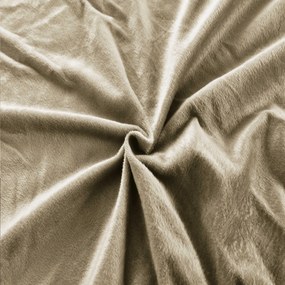 Mikroplüss lepedő SOFT 90x200 cm barna