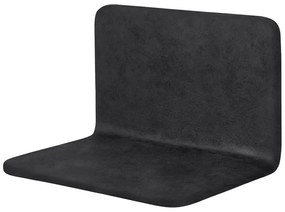 Fekete fali polc kő dekorral Art Studio – Mette Ditmer Denmark