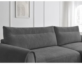 Szürke sarokkanapé Aden – Bobochic Paris