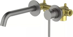 AREZZO design ASTRO fali mosdócsaptelep, gun metal