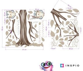 INSPIO Falmatrica- Fa barna színben