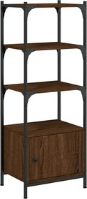vidaXL 3 szintes barna tölgy szerelt fa könyvespolc 41 x 30 x 109,5 cm