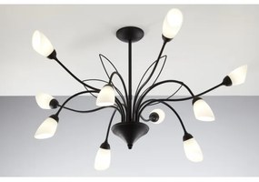 Jupiter 2056 - Csillár rúdon GLORIOSA 10xG9/14W/230V fekete