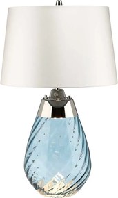 Elstead Lighting LENA SMALL LENA-TL-S-BLUE-OWSS Asztali lámpa 1X7W/GU10+1x60W/E27