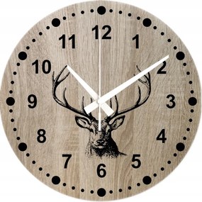 Falióra Vadász Szarvas Agancs Ajándék 45 cm